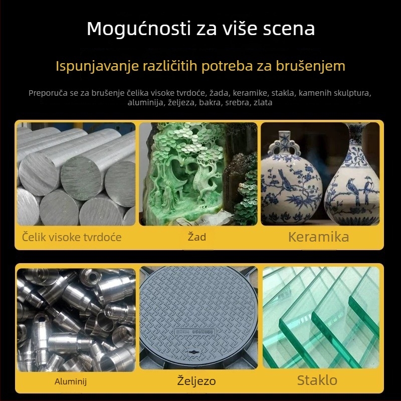 CF-400 Dijamantne pilnice – ultra-fini set za brušenje metalnih legura i završnu obradu kalupa