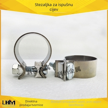 O-tipa ojačana stezaljka za ispušni cijev