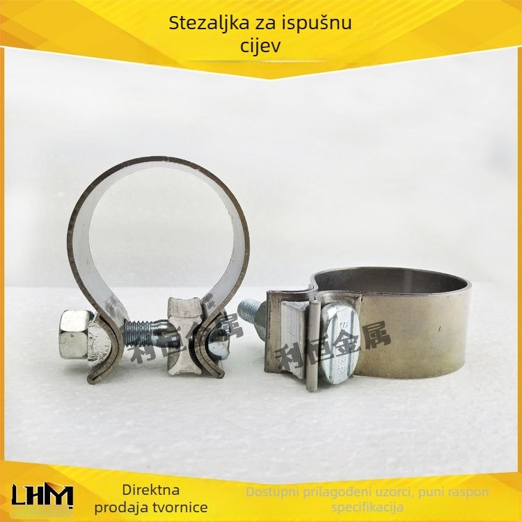 O-tipa ojačana stezaljka za ispušni cijev