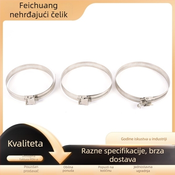 Čep za cijevi od 304 nehrđajućeg čelika, ojačani, s proširenim izolacijskim omotačem, brzi otpuštanje, za nadzemne cijevi, širina 18,5 cm