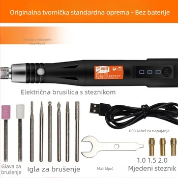 Mini električna gravirajuća olovka, mini električna brusno-polirka mašina, marker, alat za drvorezbu i graviranje nefrita