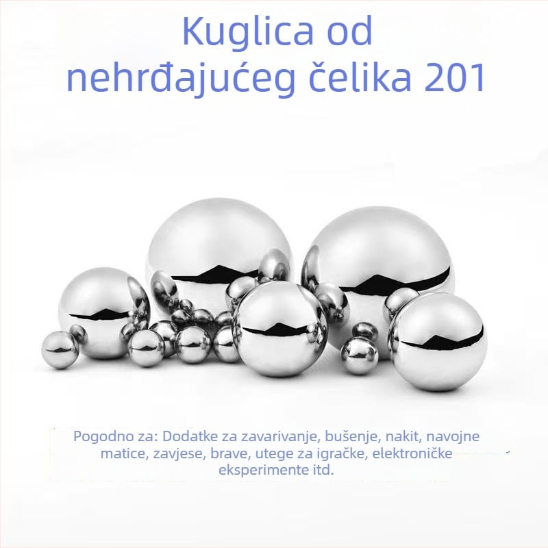 667 Nehrđajuće čelične kuglice, precizne, materijal 201, otporne na koroziju, okrugle kugle, promjera 6 mm i 18 mm