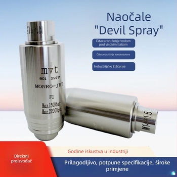 Rotirajuća Devil mlaznica za visokotlačno čišćenje – industrijsko čišćenje površina, uklanjanje rđe i boja