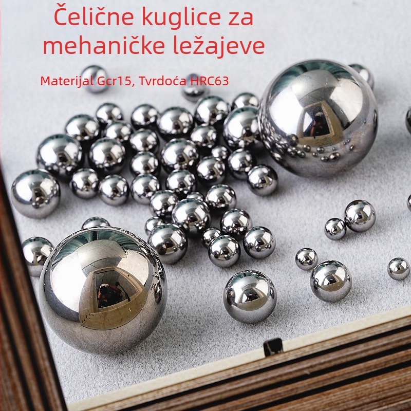 G10 kuglice od ležajnog čelika za mehaničke klizne vijčane sklopove, GCr15, Ø2.381/3.175/3.969 mm