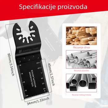 Set od 18 univerzalnih oštrica za oscilirajuću pilu – dodaci za električne alate