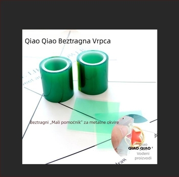 Tai Rui Metalni okvir za DIY nakit s prozirnom trakom i UV-smolom
