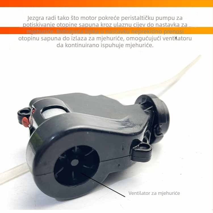 DC5V Motor za pištolj za mjehuriće s pumpom zraka i peristalnom pumpom – DIY dijelovi