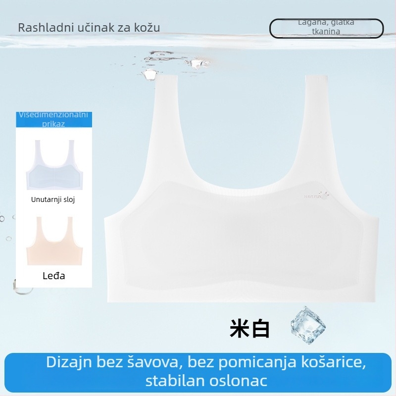 Omephine 1880 Bez kostic, donje rublje za djevojčice, potkošulja-vest stil za ranu adolescenciju