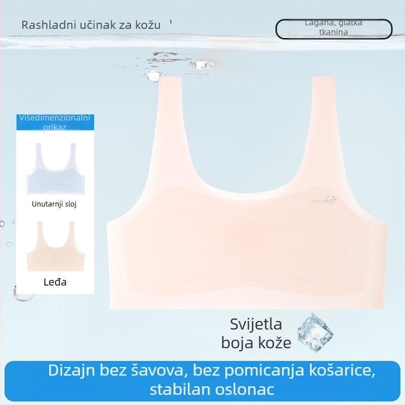 Omephine 1880 Bez kostic, donje rublje za djevojčice, potkošulja-vest stil za ranu adolescenciju