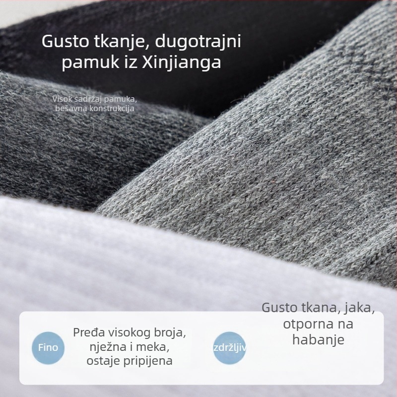 Muške čarape s pet prstiju, prozračne mrežaste, srednje dužine potkoljenice, upijaju znoj, odvojeni prsti, jednobojne