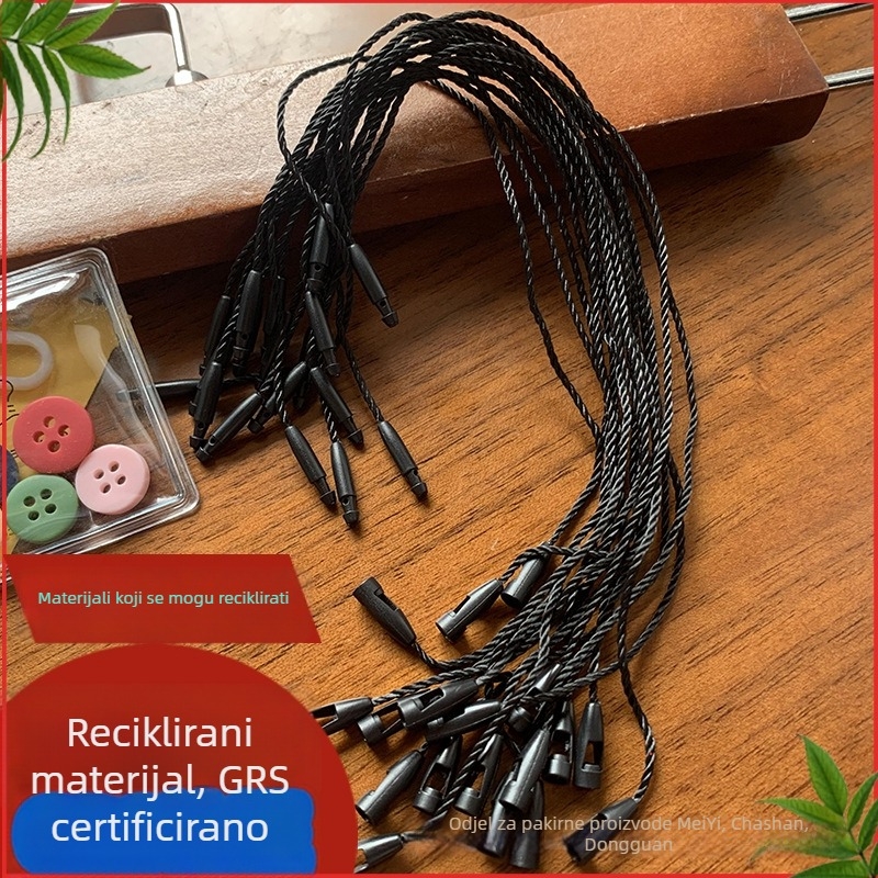 GRS konopac za vješanje od recikliranog materijala s etiketom
