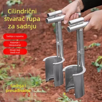 Jači transplantator sadnica, alat za kopanje rupa i premještanje zemlje za presađivanje kukuruze, dinje i povrća