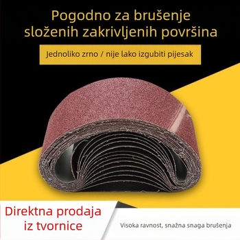 Brusna traka 610x100 za tračnu brusilicu – Poliranje drva i metala, otporna na habanje