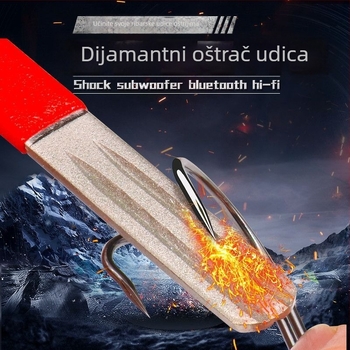 Dijamantni oštrač za udice – pila i brusni kamen za udice i mamce