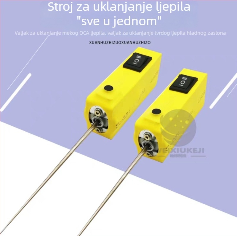 CJ6 Višenamjenski alat za uklanjanje ljepila s čeličnom iglom, zaslon s hladnim svjetlom, odvajanje LCD-a, uklanjanje ljepila OCA, demontaža i popravak
