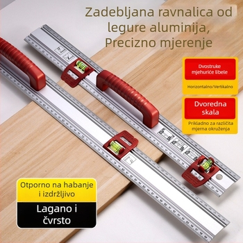 Industrijska kvaliteta, visoka preciznost, višenamjenski libela s ljestvicom, kompaktno otporan na habanje s ručkom i debelim dizajnom za vješanje slika