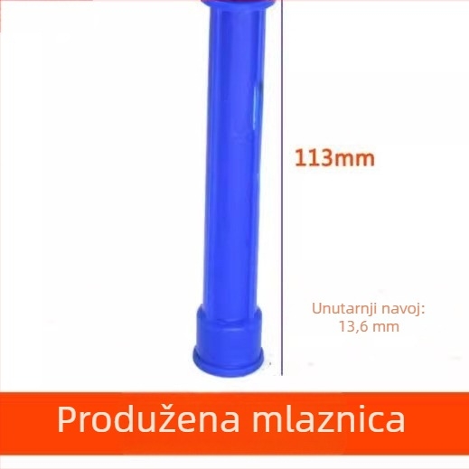 Sobo pneumatska pištola za ljepilo za lim, adapter za produženje s malim navojem, prijelaz s unutarnjeg na vanjski navoj, mlaznica za silikon