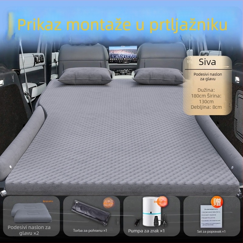 Madrac za putovanje u SUV-u — stražnji madrac za spavanje, napuhivač za prtljažnik