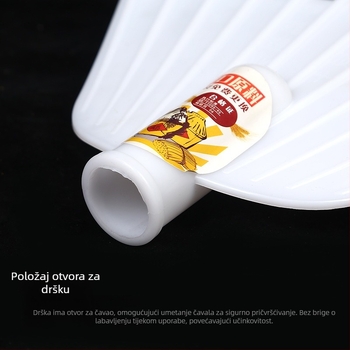 Plastična vrtna grablja za travu, sadnju cvijeća i labavljenje tla