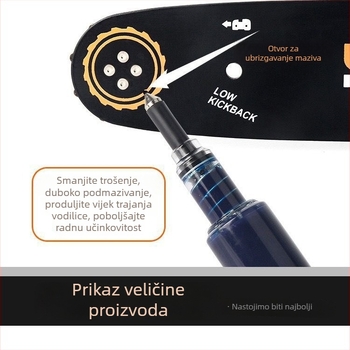 Ručni pištolj za podmazivanje vodilice lančane pile, prenosni kućni alat