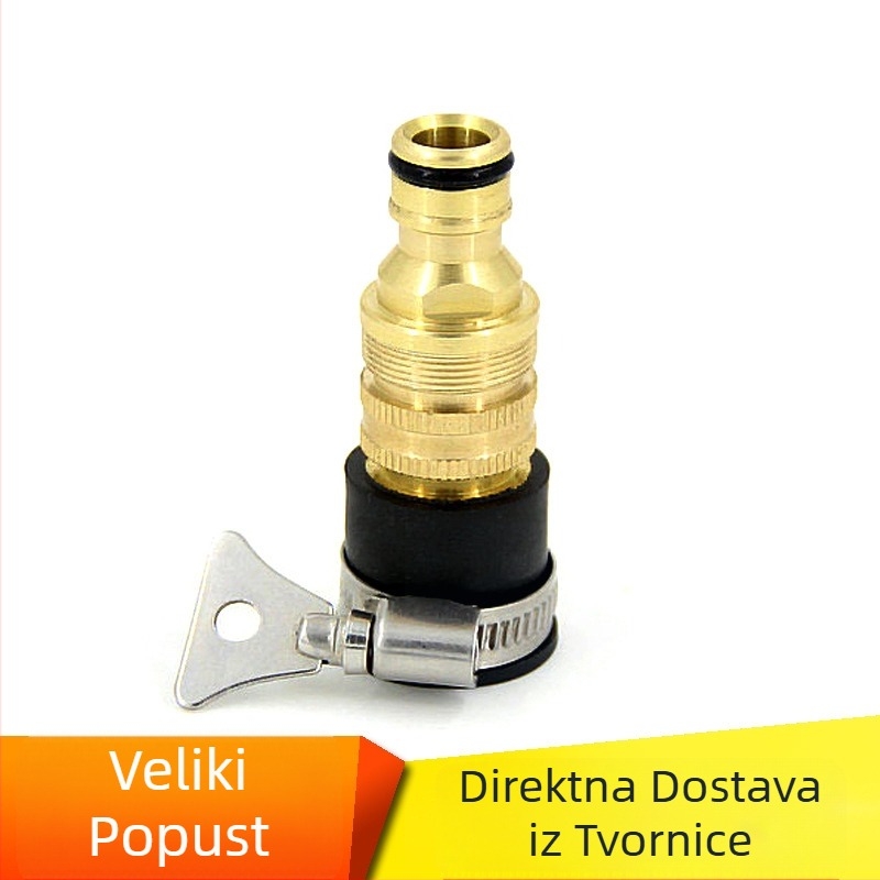 Vodni spoj s unutarnjim navojem 1/4 za umivaonik, 3-u-1 nipple i adapter slavine za perilicu rublja