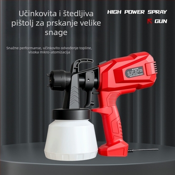 Električni sprejač visokih performansi za latex boju – višenamjenski pištolj za prskanje