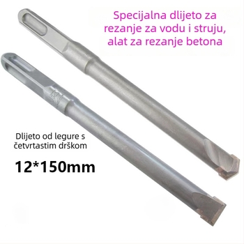 Willida Set bušilica i dlijeto s kvadratnim osovinom od legure za bušenje udarnim čekićem – beton i zidovi od opeke