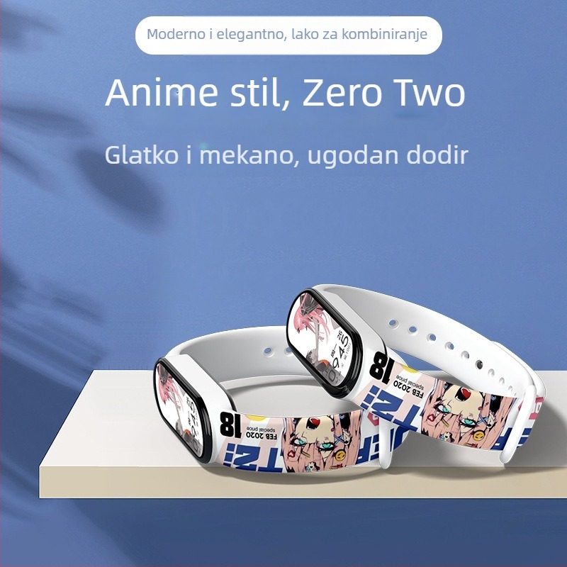 Narukvica za zamjenu u karikaturalnom stilu za Xiaomi Mi Band 4/5 i Mi Band 6, NFC verzija