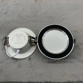 LED ugrađena stropna downlight, 7W, Bull-Eye rasvjetna svjetiljka za dnevni boravak, okruglo aluminijsko tijelo, otvor promjera 7,5 cm
