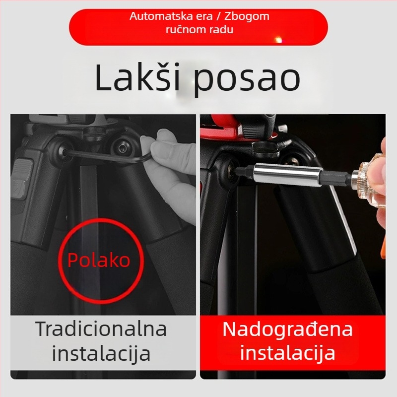 Njemačkog stila kratki set bitova za odvijač, Phillips i hex bitovi, magnetski