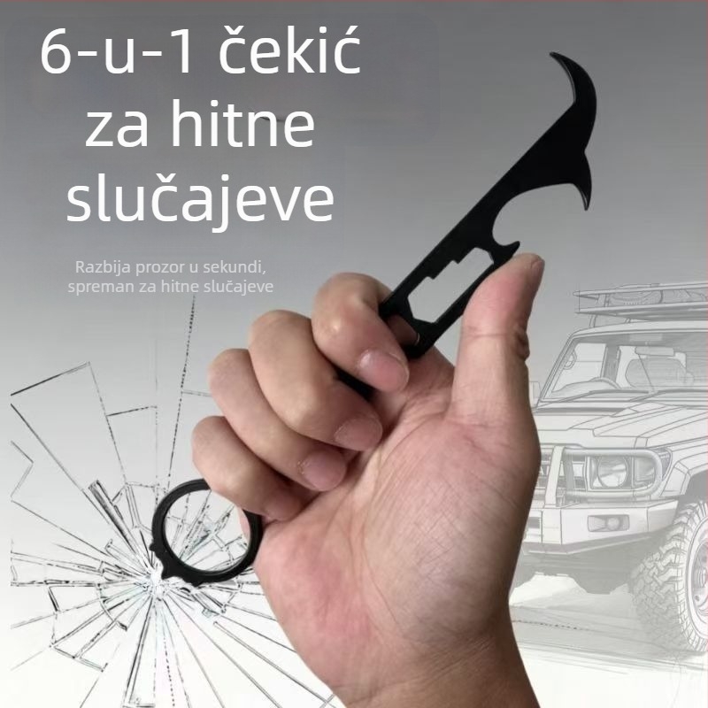 Šest u jednom alatu za uklanjanje kamenja s automobilskih guma