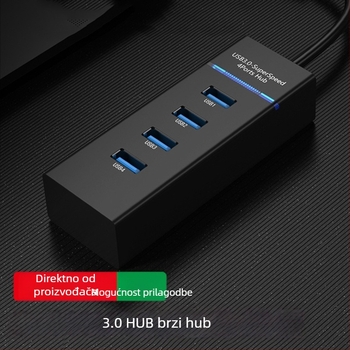 USB 3.0 hub, 4-portni proširivač za prijenosna računala