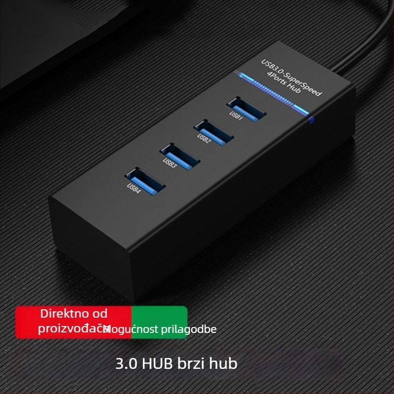 USB 3.0 hub, 4-portni proširivač za prijenosna računala