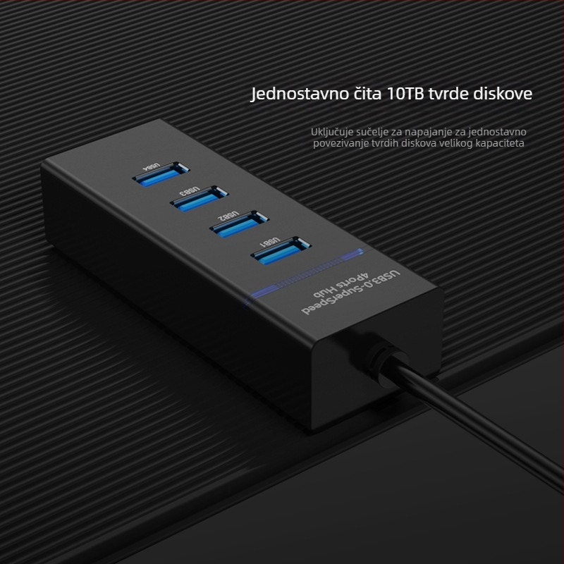 USB 3.0 hub, 4-portni proširivač za prijenosna računala