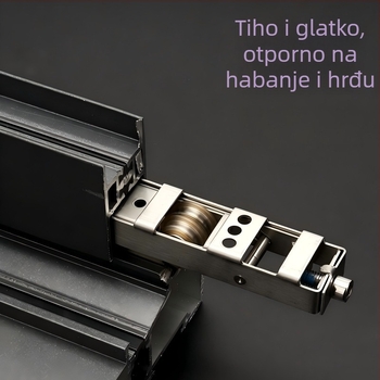 Kugla za klizna vrata i prozore s vodilicom, 304 nehrđajući čelik, velika nosivost, tih rad, model AH-01