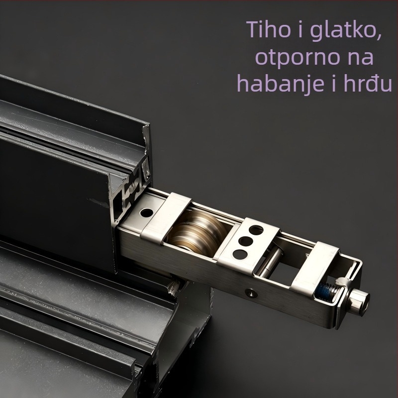 Kugla za klizna vrata i prozore s vodilicom, 304 nehrđajući čelik, velika nosivost, tih rad, model AH-01