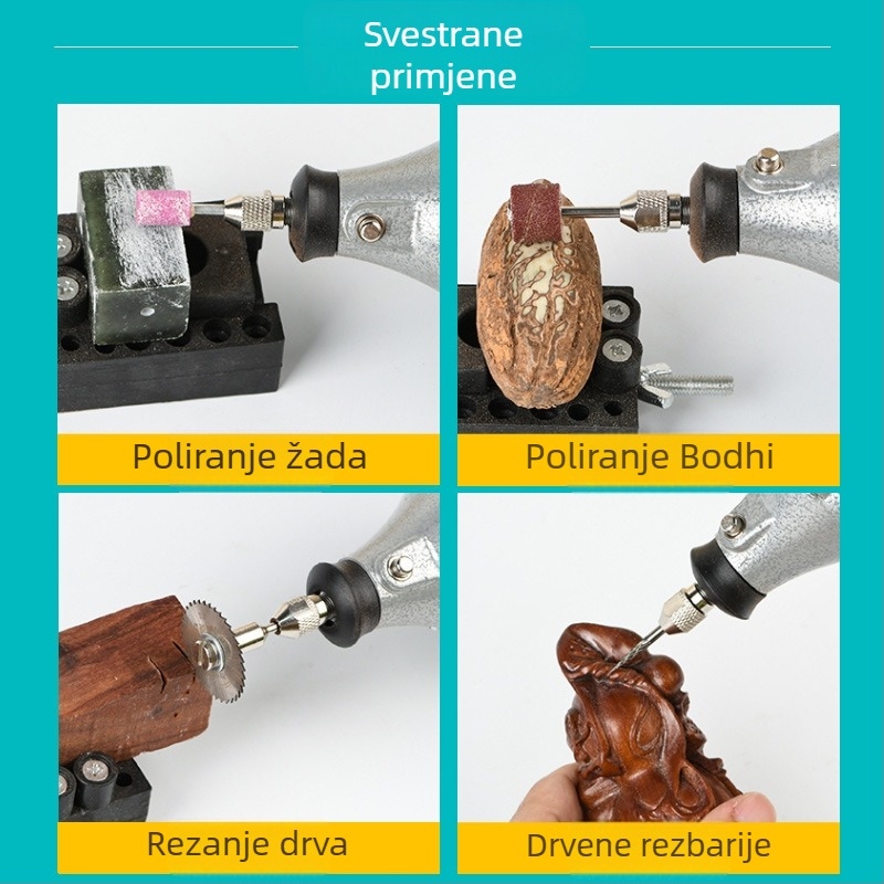 Dayi 301 Mali električni brus za nefrit, mini stroj za poliranje i brušenje, drvorezba i rezanje korijena, mala električna bušilica, mikro veličine