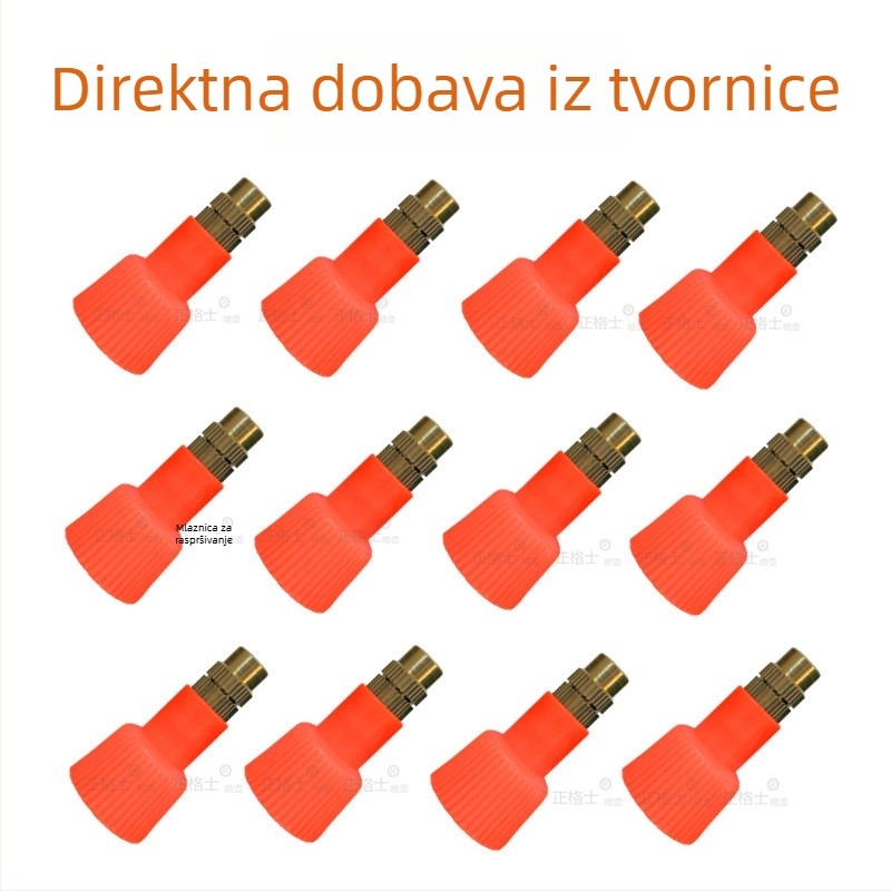 Bakrena mlaznica za kanticu za zalijevanje – raspršivač i poklopac, vrtni pribor