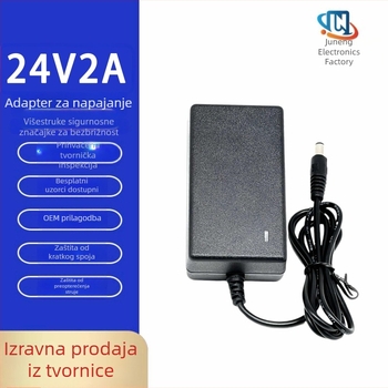 24V 2A napajanje za dispenser vode, pročišćivač vode, pisač, reklamni pano, motor pumpe vode, hladnjak