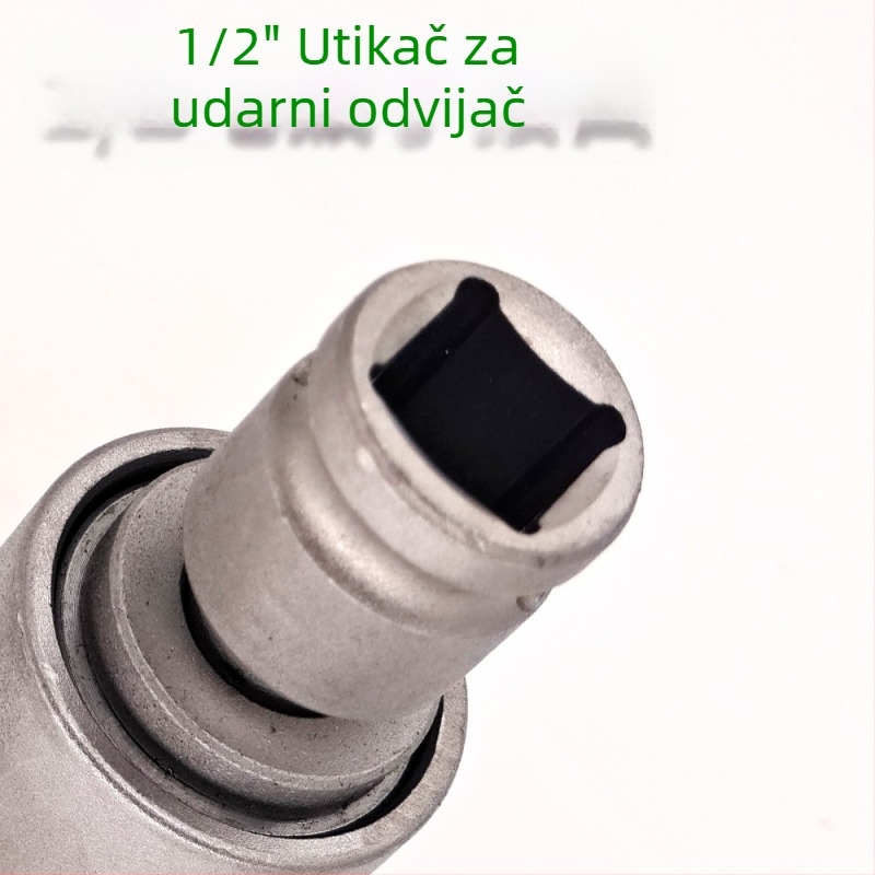 1/2-inčni adapter za konverziju udarnog ključa u bušilicu s čekićem — kvadratna glava na kružni osovinu, svrdla i dodaci za električni alat