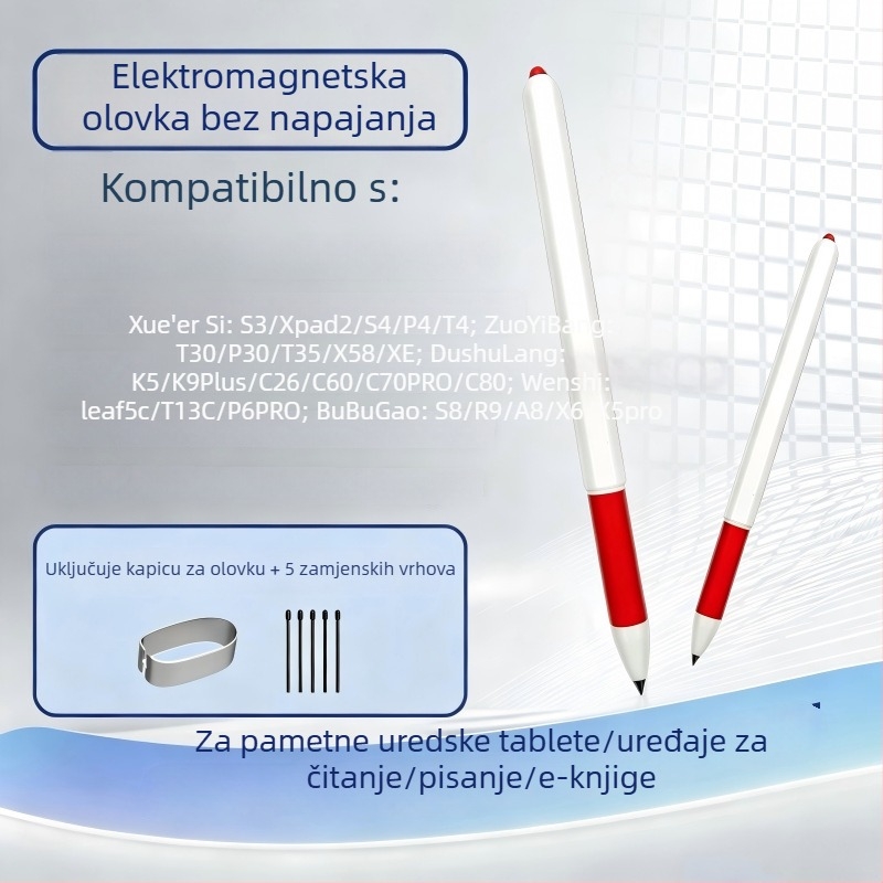 Xiaoyuan S2 stylus olovka s magnetskim pričvršćivanjem, kompatibilna sa S2 učenom tablom i Yuanfudao E1