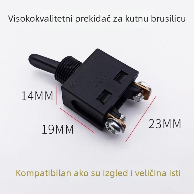 Makita 9523 kutna brusilica universalni prekidač, stražnji tip 100