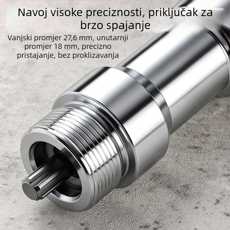 Električna glava za racni ključ M28, 1/2 inča, 72 zuba, dvodirekcijski, visok moment