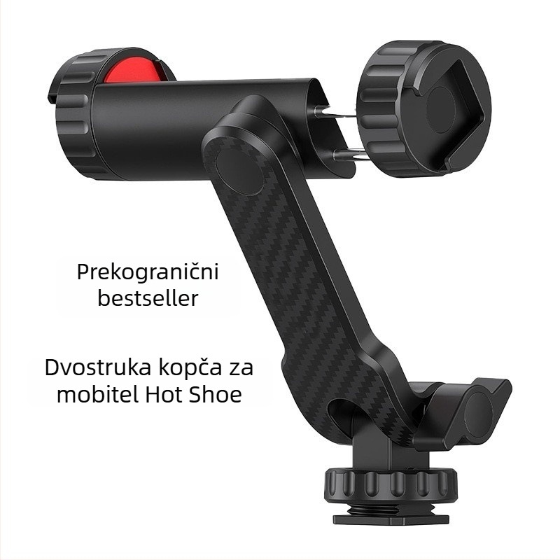 Nova prijenosna podrška za live streaming za mobitel, stolni mini tripod, horizontalni i vertikalni položaj, plastični držač telefona