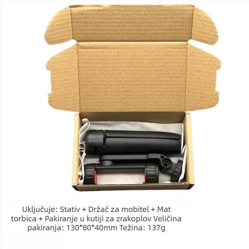 Nova prijenosna podrška za live streaming za mobitel, stolni mini tripod, horizontalni i vertikalni položaj, plastični držač telefona