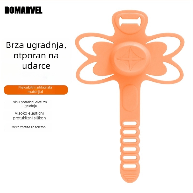 Lumaiwei Silikonski nosač za telefon s brzim otpuštanjem za navigaciju na cestovnim biciklima i električnim biciklima — univerzalni, protiv vibracija