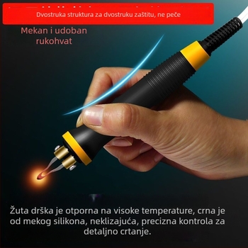 Električni pyrograver s podešavajućom temperaturom za drvo i tikve