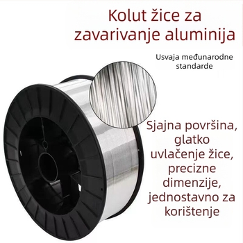 Žica za zavarivanje od čistog aluminija ER1070 ER4043 ER4047 ER5356, aluminijsko-magnezijev spoj, plinsko zaštićeno zavarivanje, promjer 1,2 mm
