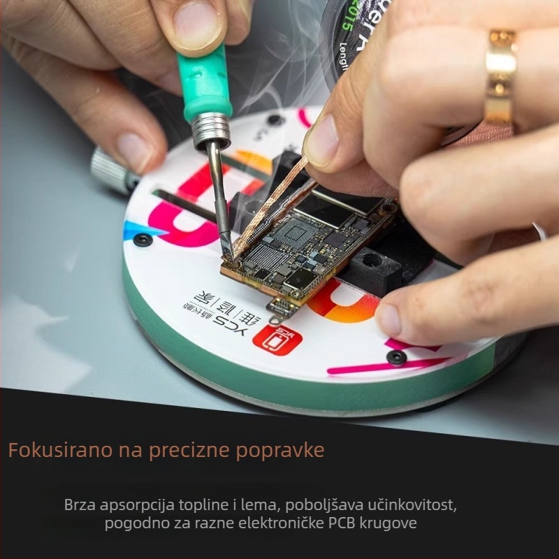 Traka za desoldering s toplinskom vodljivošću, širine 2,0 mm, Ultra-meka Plus za brzo desolderiranje i uklanjanje ostataka