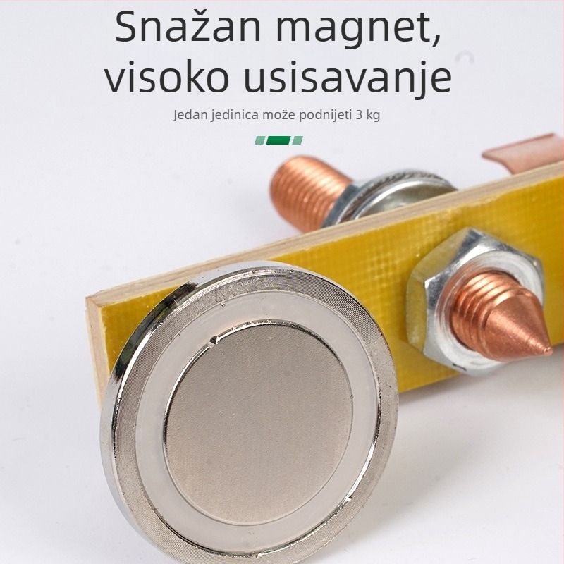 Snažno magnetsko uzemljenje za popravak lima, bakrena uzemljiva kliješta za zavarivanje, automobilsku oblikovnu mašinu, uzemljiva kabel